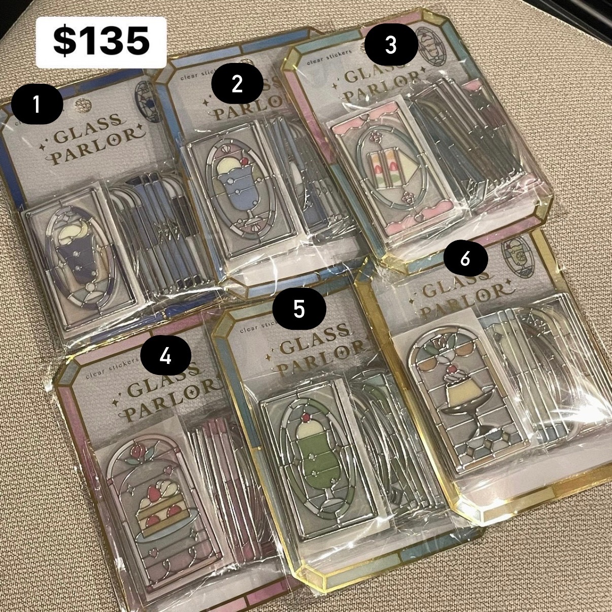 昭和喫茶立體貼紙