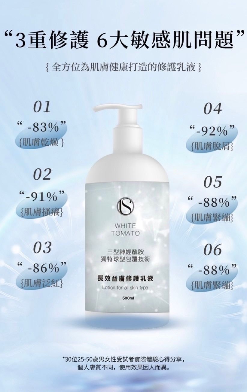 ❤️皮膚過敏用這個 寶寶乳液（500ML）❤️