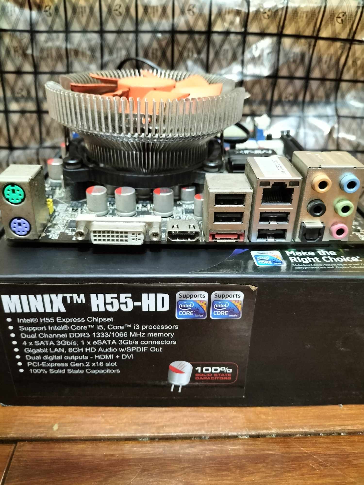 MINIX H55-HD ITX小板-無檔板.附G6950+散熱器