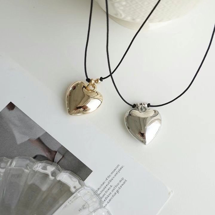 ￼現貨售完不補ෆ🏷ʏᴜɴᴀ’s ·韓國代購🇰🇷可調節愛心項鍊