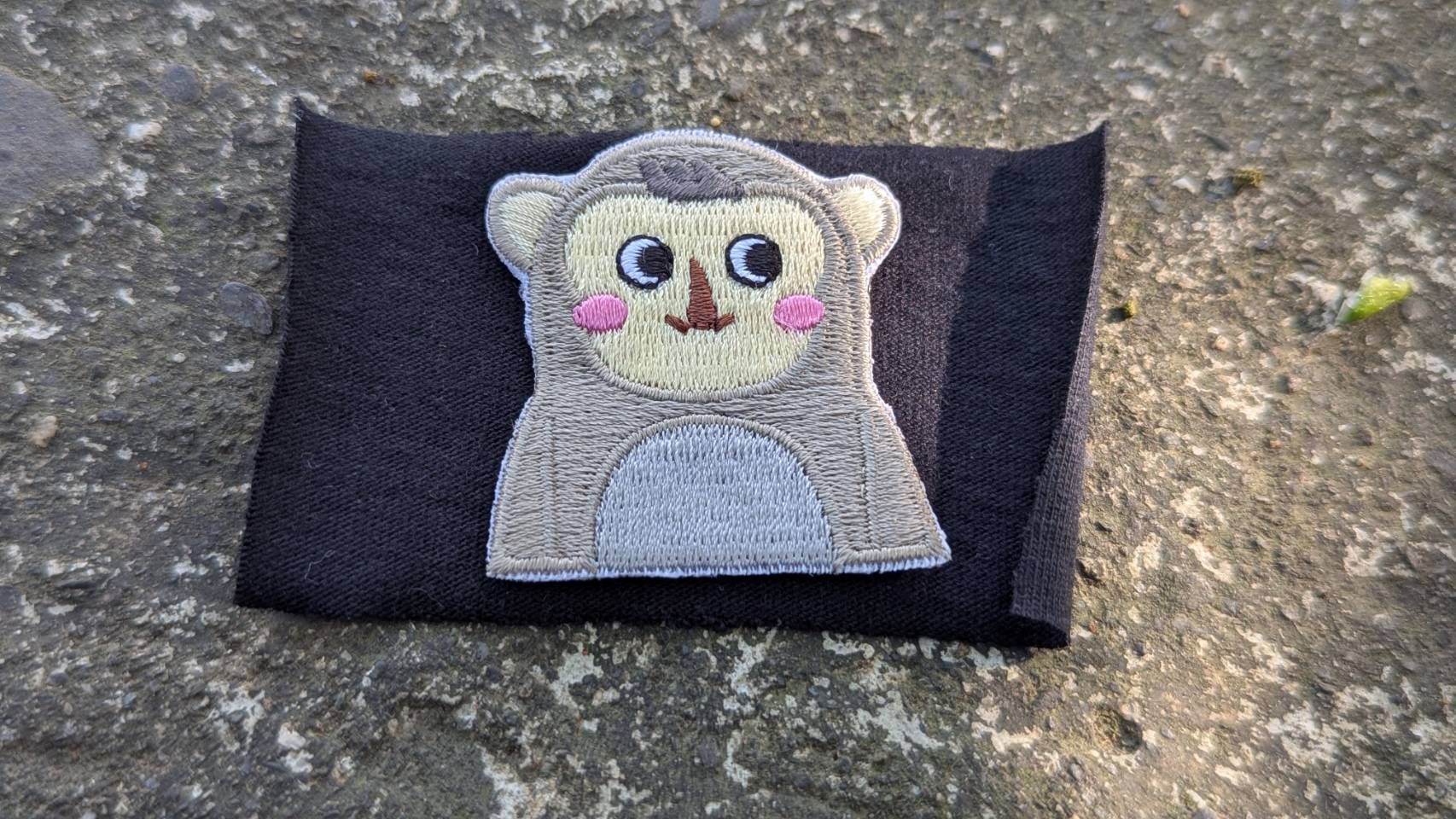 猴吉刺繡熱燙貼