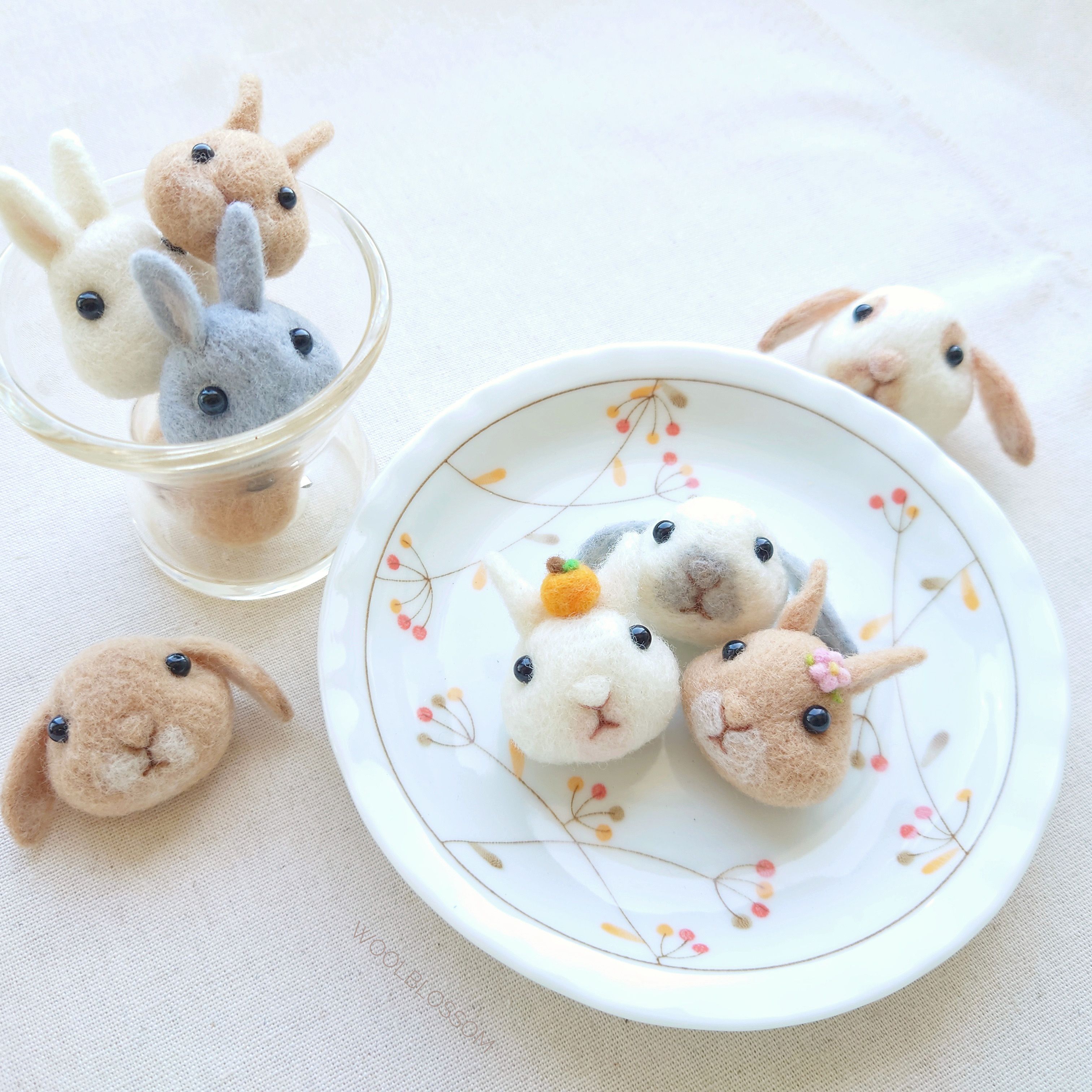 羊毛氈小動物別針