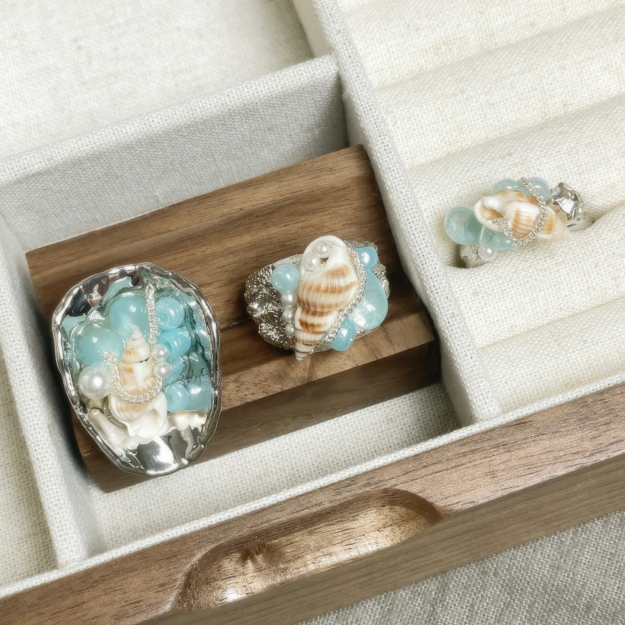 🪸🐚《深海情夢》🫧🌊戒指