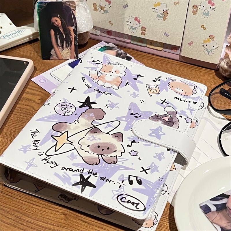 星星小貓PU皮質卡冊