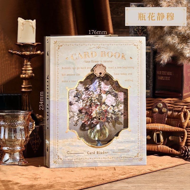 復古油畫鏤空卡冊