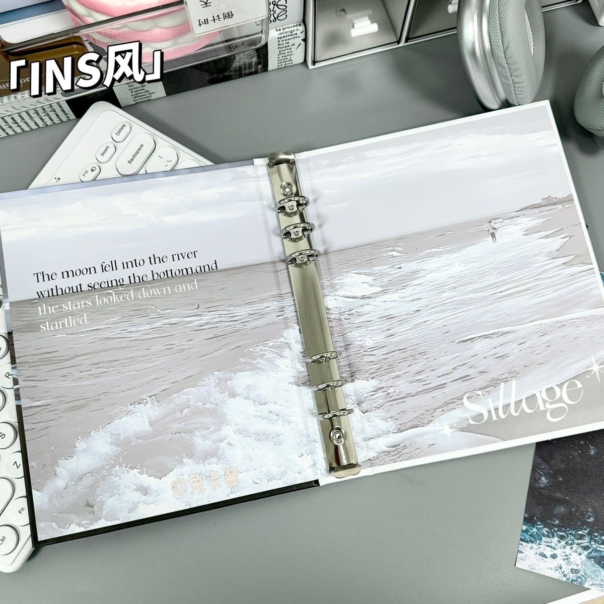 ins风冷淡星芒卡冊