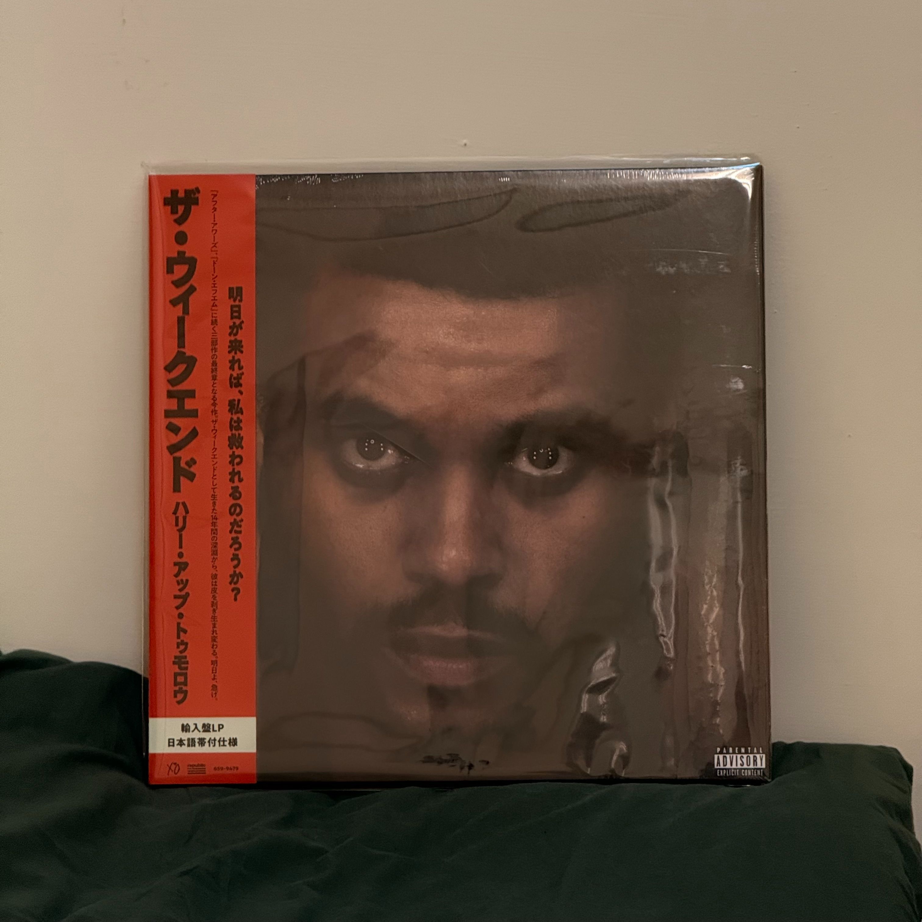 「黑膠」日版/The Weeknd 威肯 - Hurry Up Tomorrow/側標/透明膠