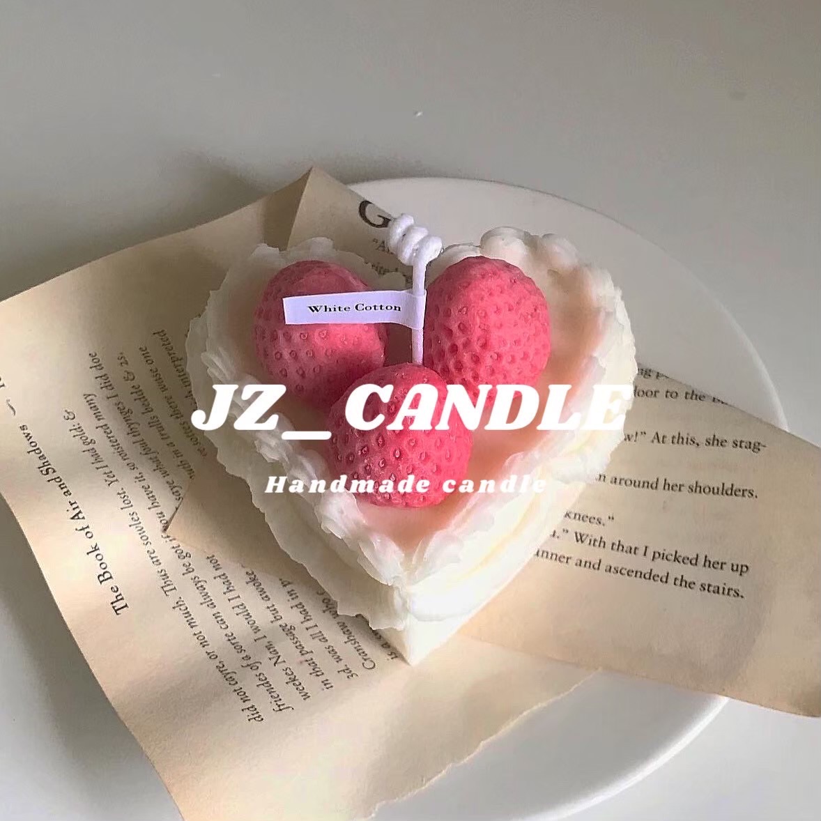 jz_candle｜心型蛋糕造型蠟燭🎂