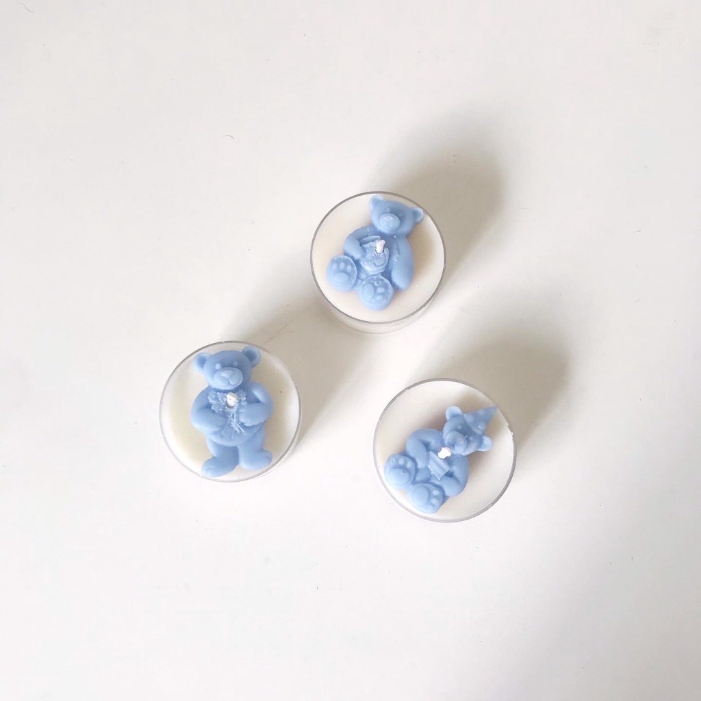 jz_candle｜可愛派對小熊茶蠟🐻