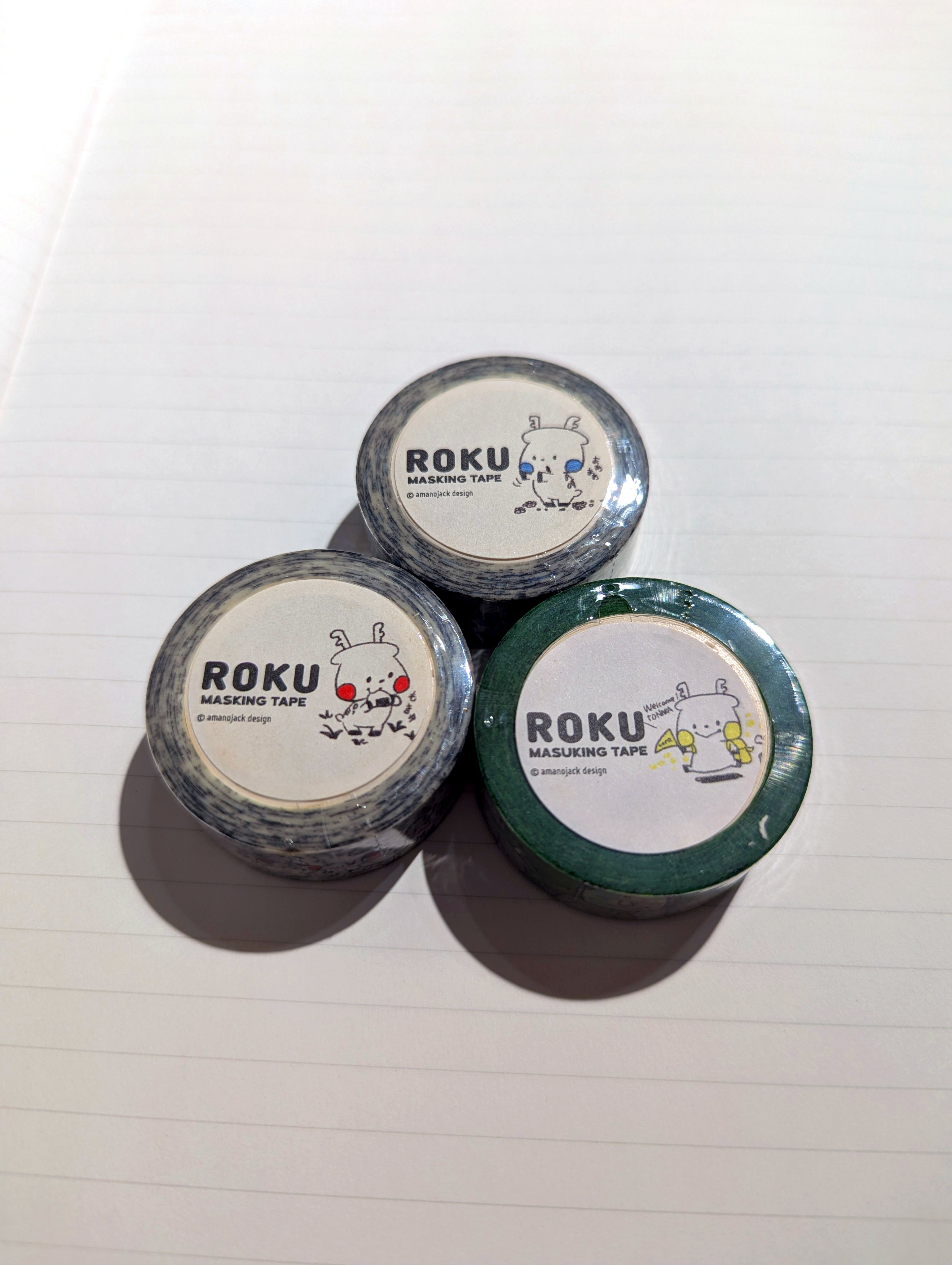 ROKU紙膠帶，日本製