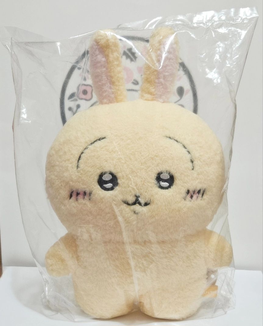 大地站立毛茸茸兔