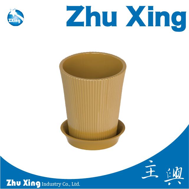 【百褶】仿陶瓷單株蘭花盆-適用3.5吋蘭花-F188 | 零售區