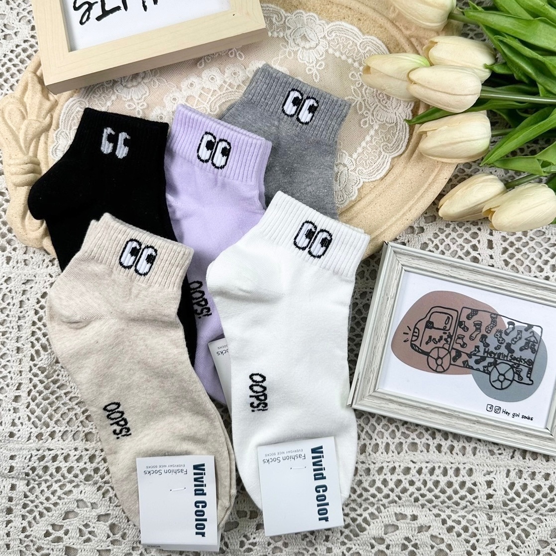 眼睛襪子 眼睛短襪 韓國襪子 韓襪 襪子 踝襪 中壢 襪子車 Heygirlsocks 襪子車