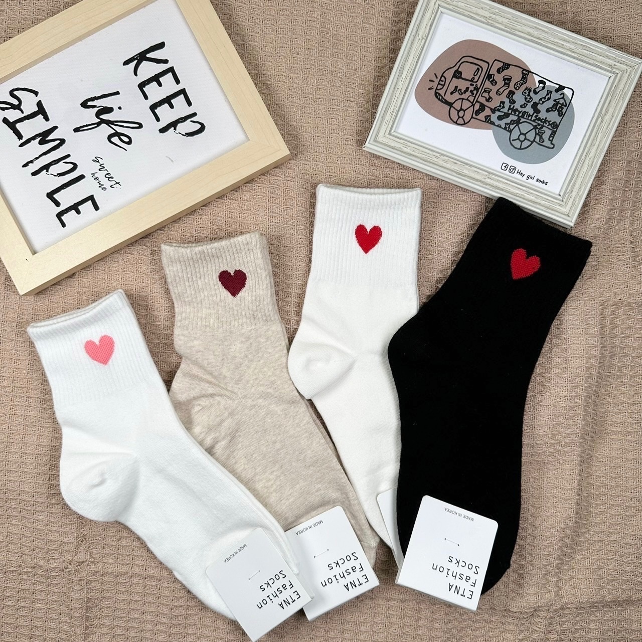 愛心長襪 愛心襪子 韓國襪子 長襪 小腿襪 韓襪 襪子車 中壢 襪子 襪襪 襪子 襪  Heygirlsocks 襪子