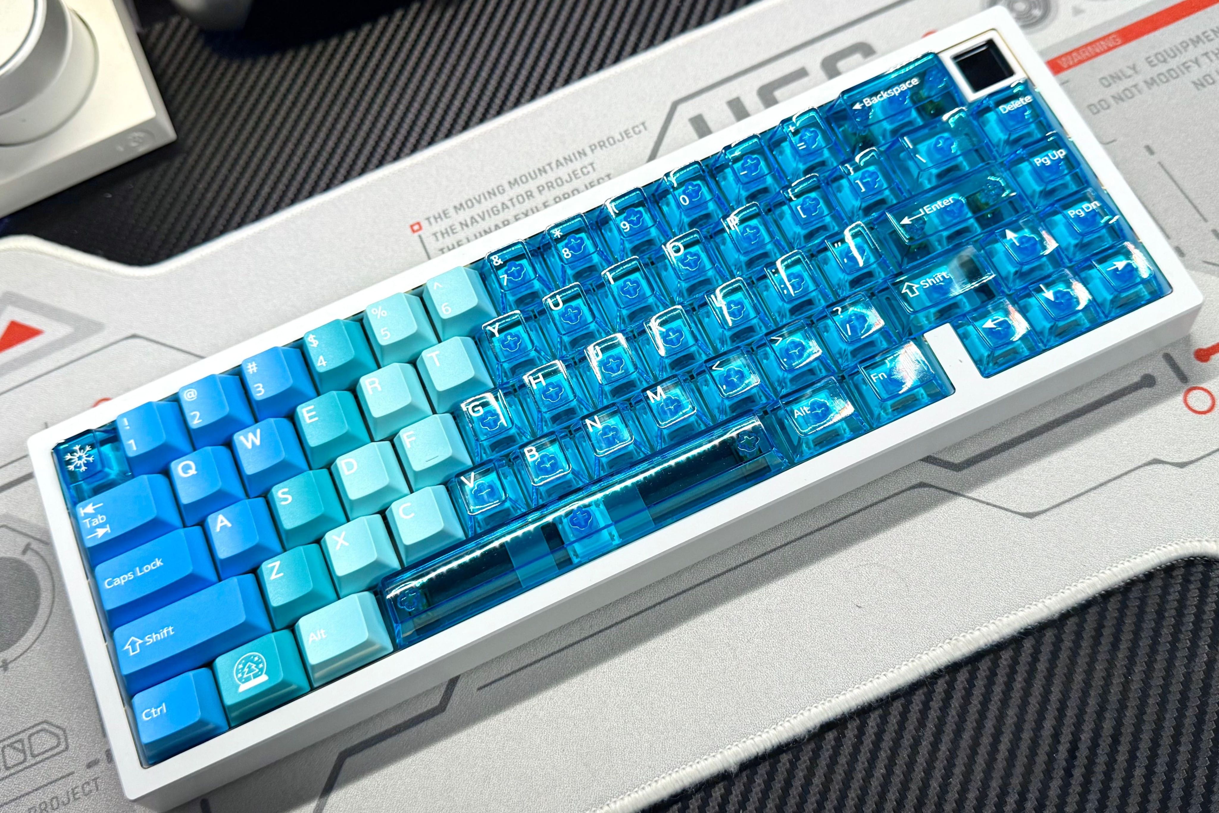 夏威夷雪山【35顆熱昇華+125顆PC透明】