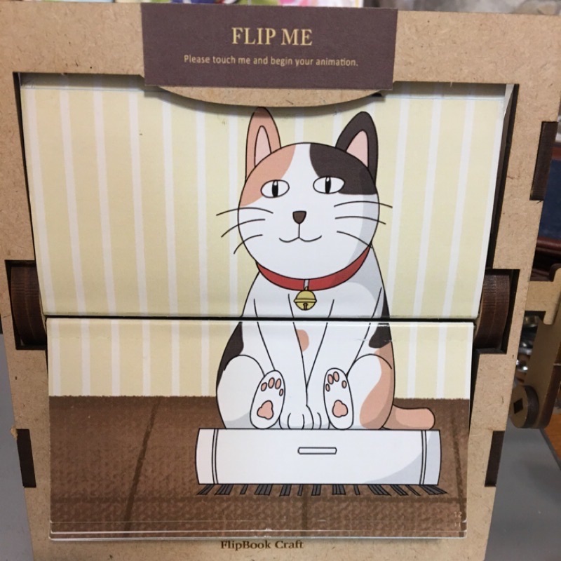 ［奈櫻原創］貓貓轉圈圈 手搖動畫機