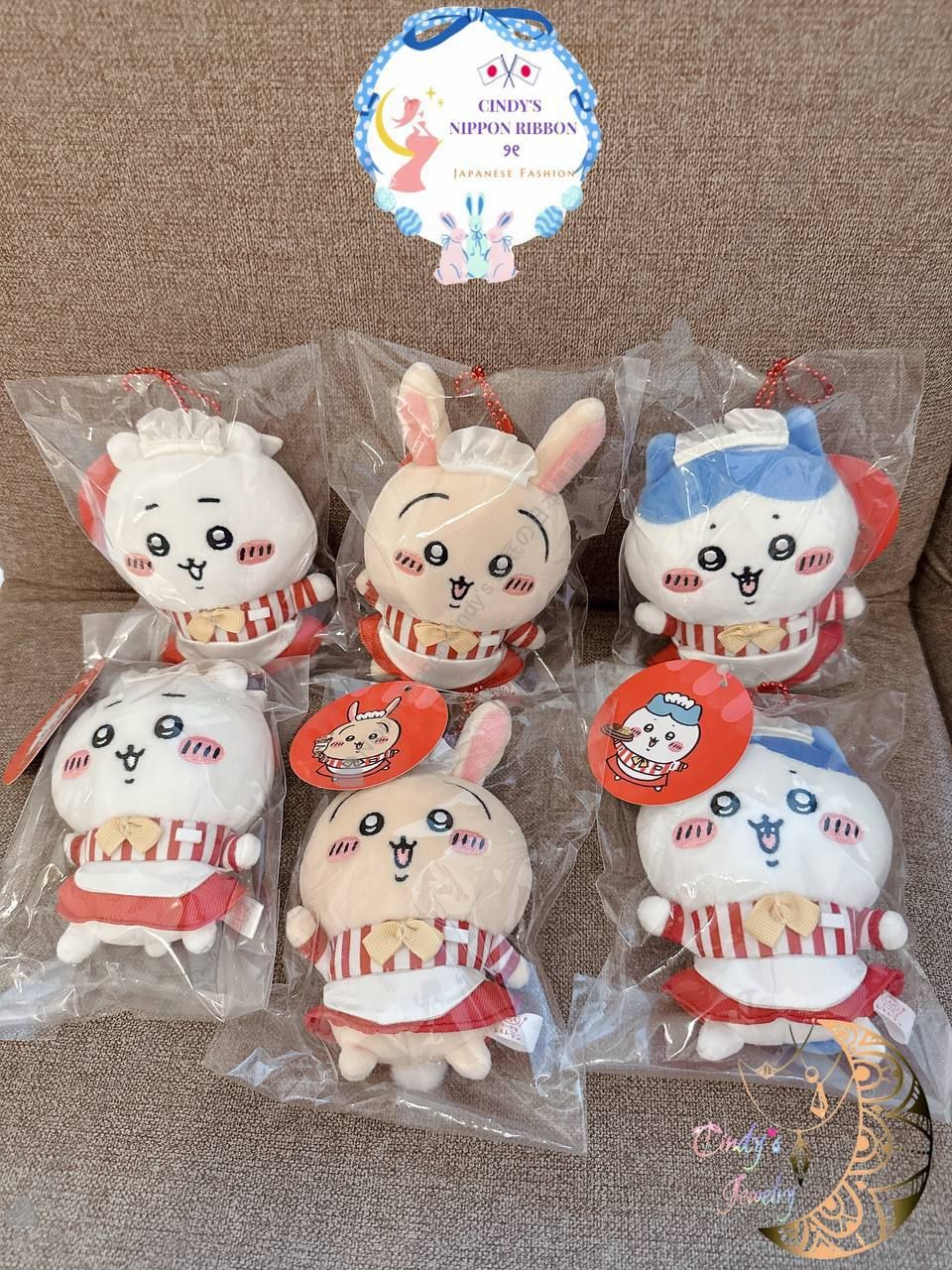 🇯🇵帶回正版現貨🇯🇵ちいかわ 餐廳限定系列 吉伊卡哇 小可愛 小八貓 烏薩奇 兔兔 古本屋 螃蟹 小桃