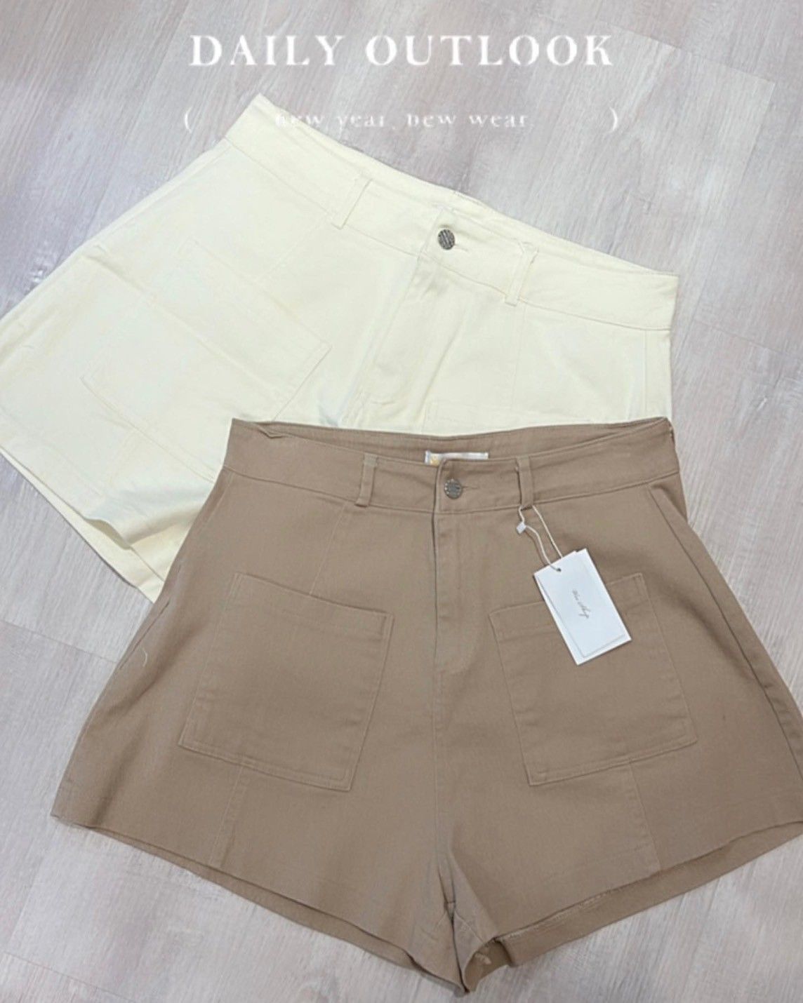 ♥工裝A字微彈力牛仔短褲♥原價690