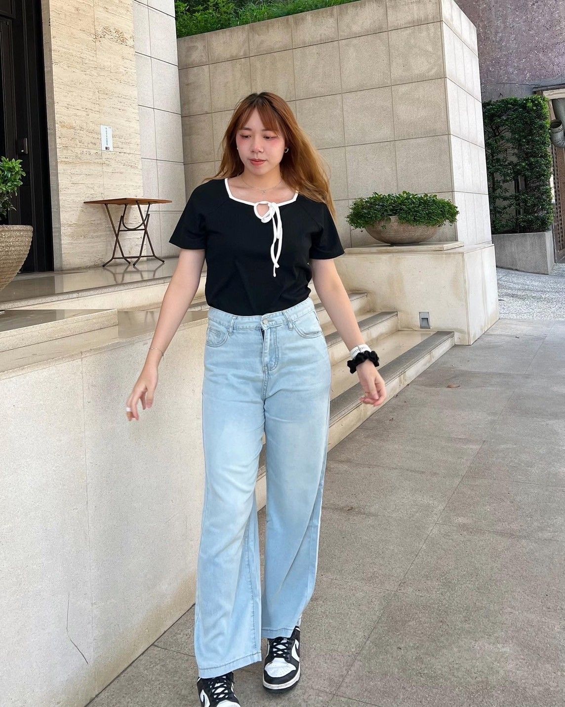 ♥冰絲涼感牛仔直筒牛仔褲♥原價790