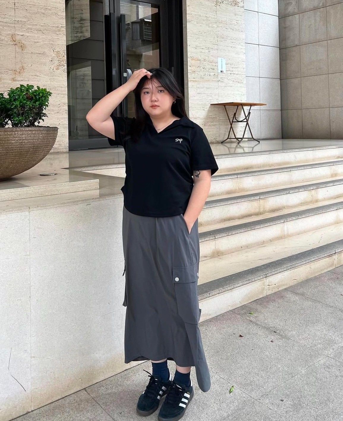 ♥暢銷款涼感直筒工裝長裙♥原價699