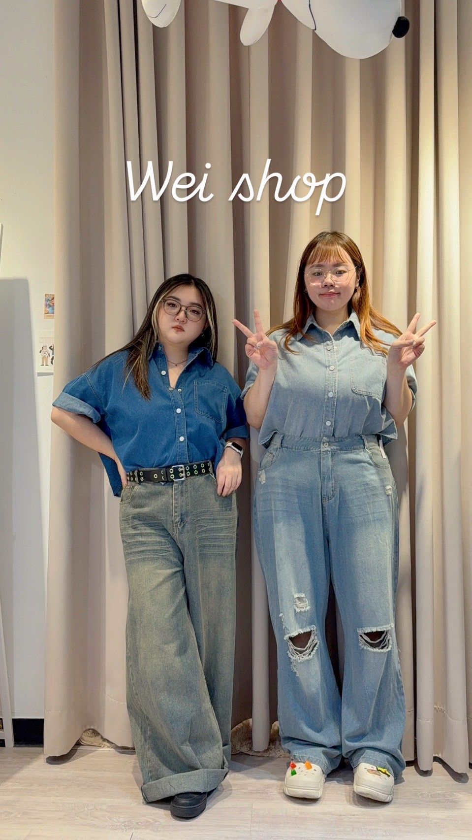 ♥淺藍挺版割破直筒牛仔褲♥原價790