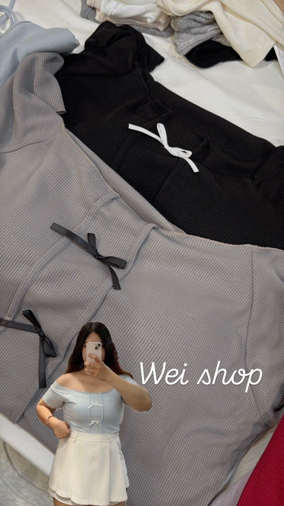 ♥蝶結配色質感罩杯T上衣♥原價590