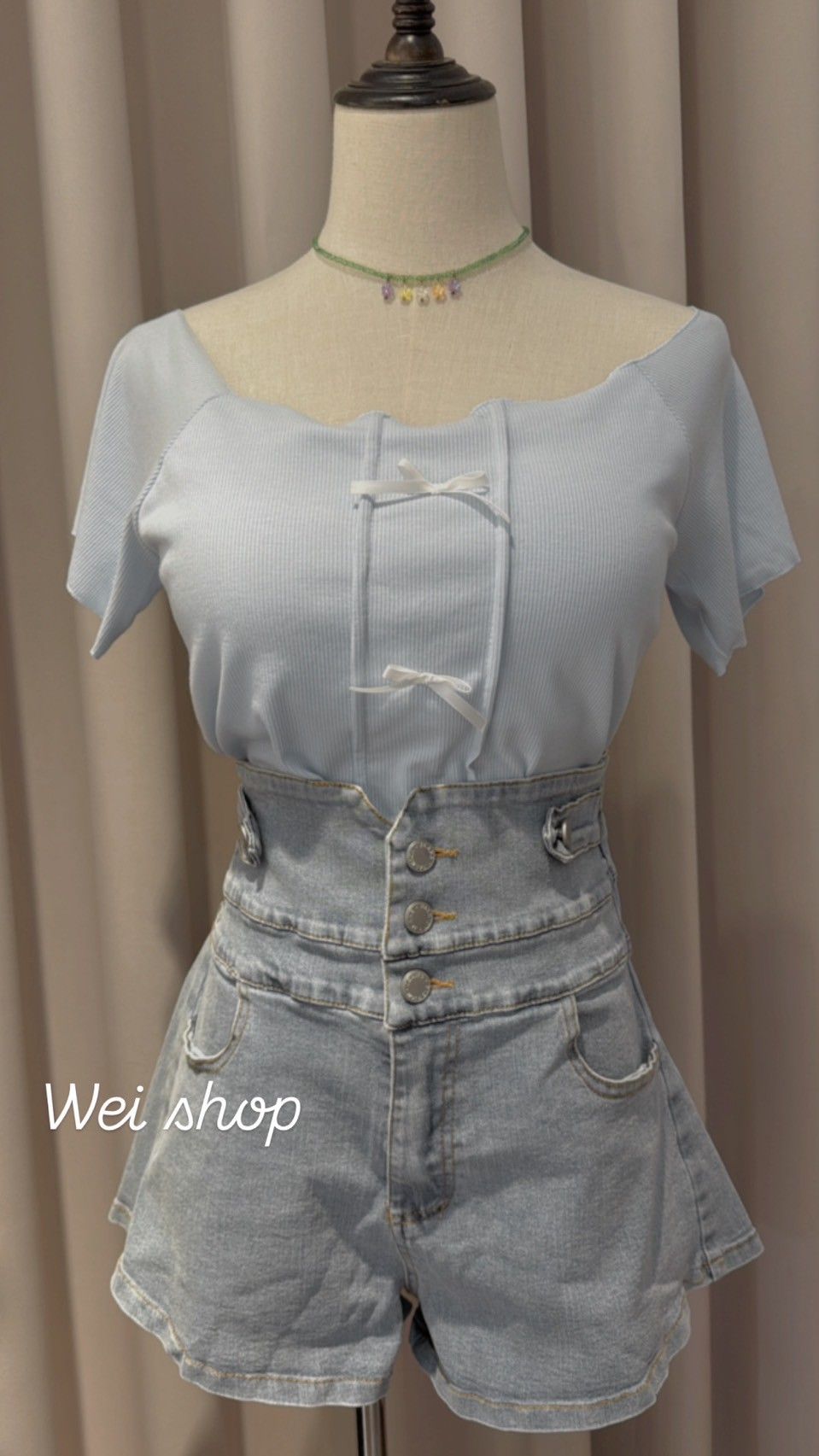 ♥激瘦3節扣高腰短褲♥原價690