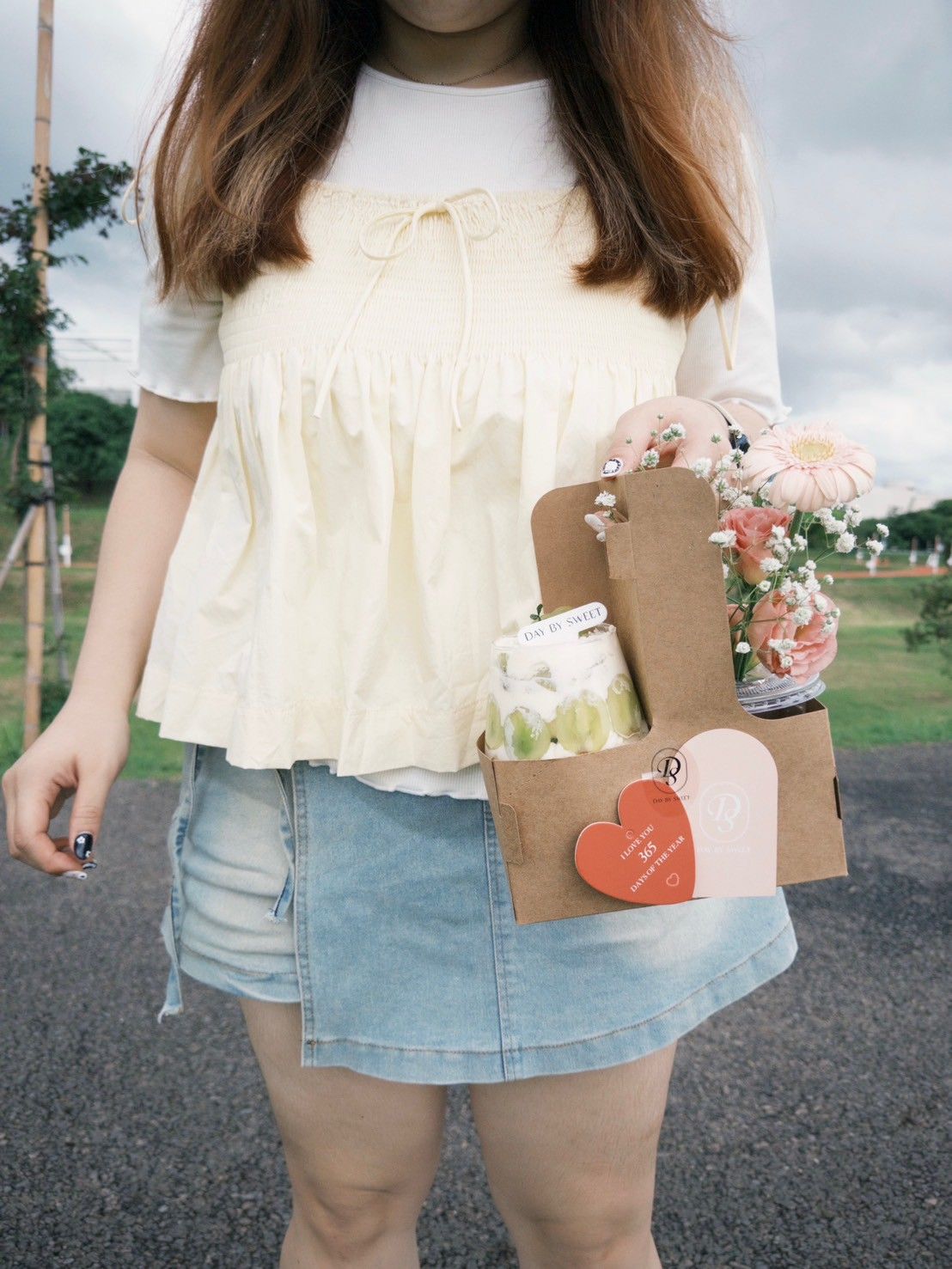 ♥小雞黃綁帶背心♥原價650