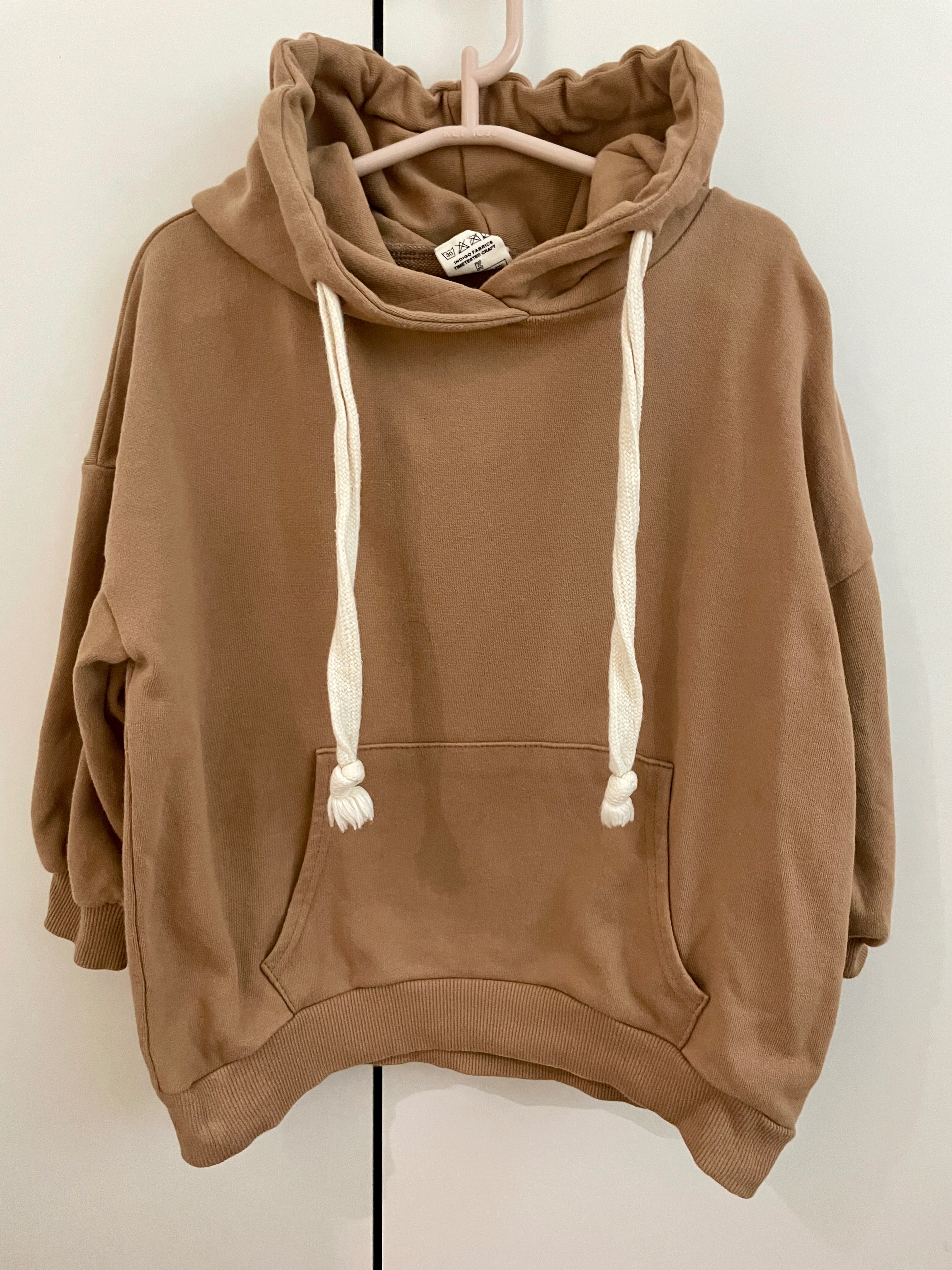 咖色連帽上衣 韓國製 m