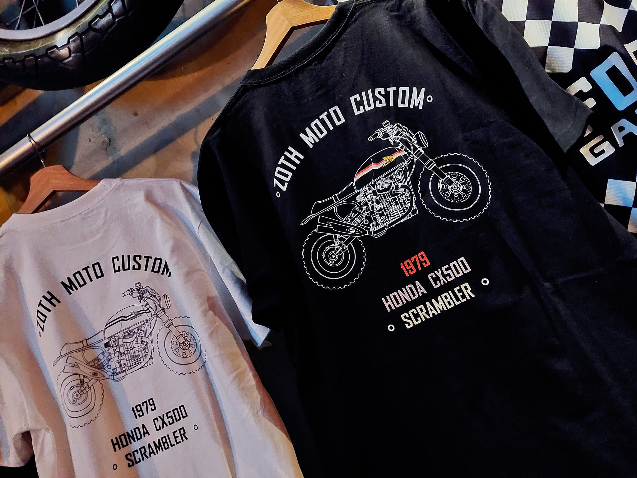 越野風Honda CX500 Scrembler T恤