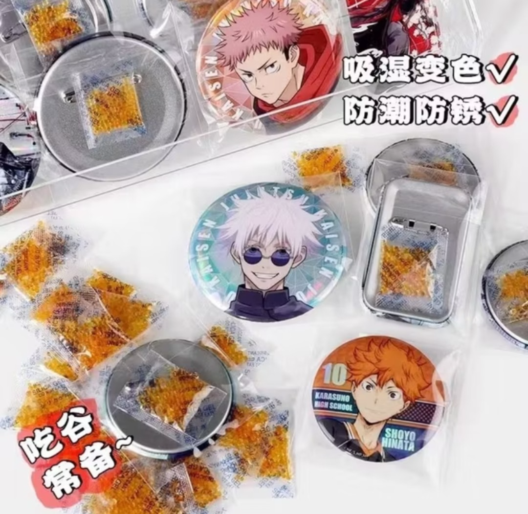 變色乾燥劑 徽章乾燥劑 可重複使用