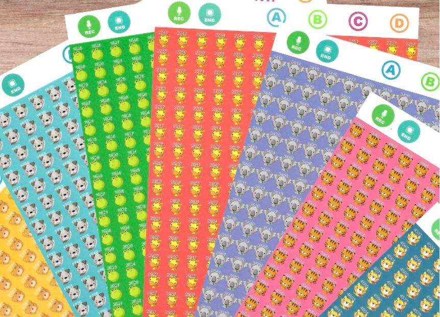 KIDsREAD 點讀貼紙  錄音貼紙 全新 零售分售 （一大張有224小張）