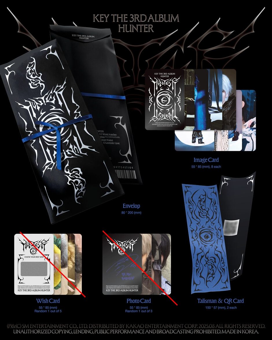 第三張專輯《HUNTER》（Talisman Ver.）（無隨機卡2款）