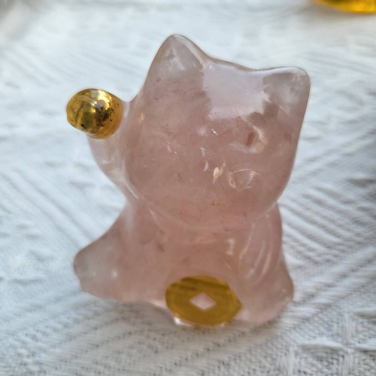 水晶招財貓