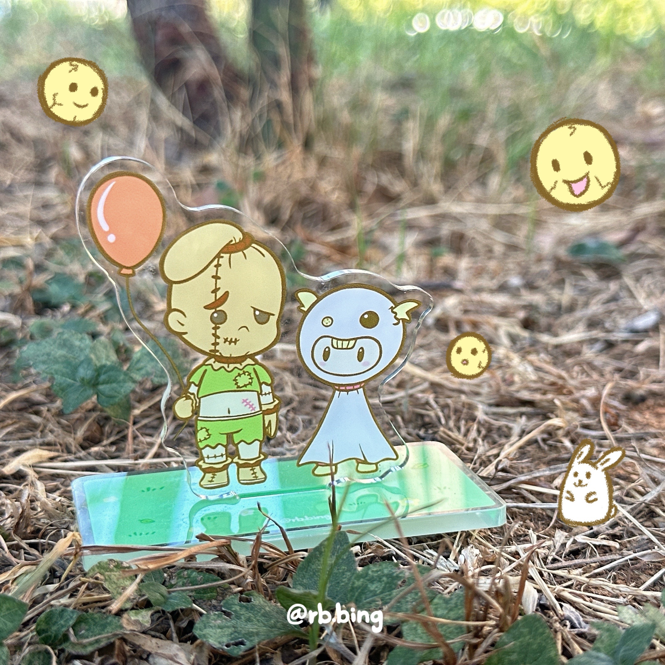 Soka＆Bully休閒立牌