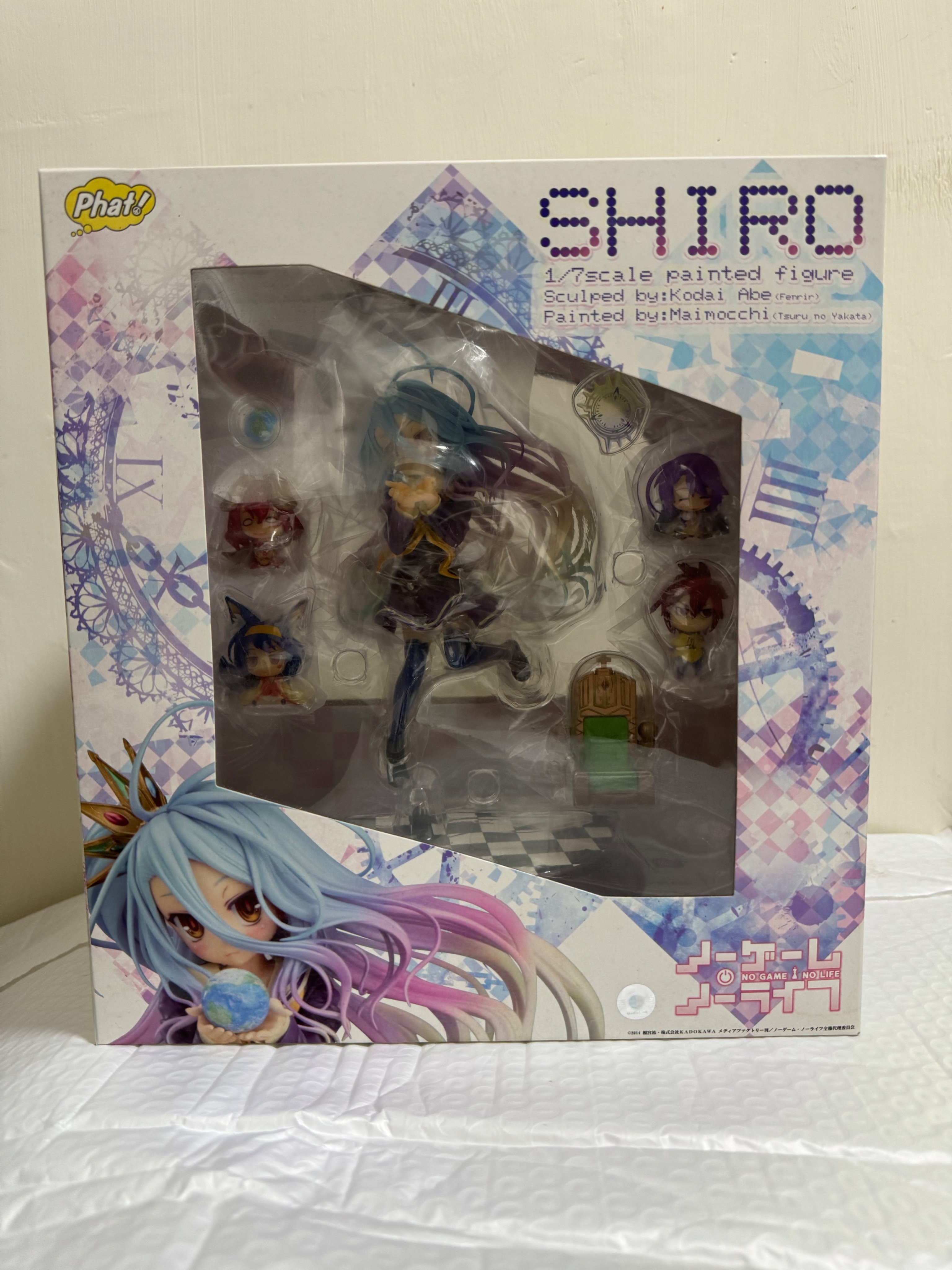 全新未拆 代理版 GSC Phat! NO GAME NO LIFE 遊戲人生 白 1/7 PVC完成品