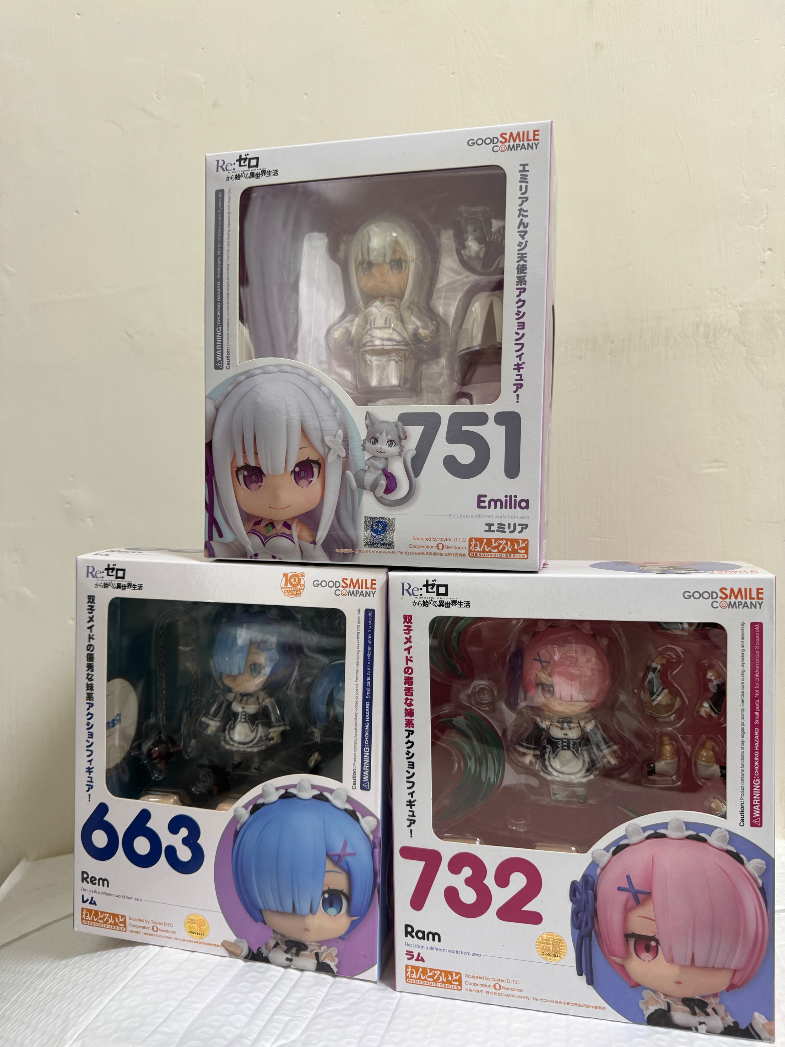 黏土人 Re:從零開始的異世界生活  愛蜜莉雅 雷姆