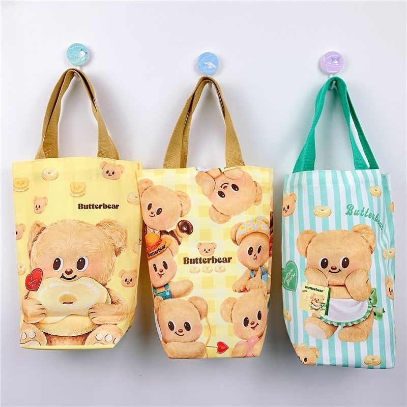 奶油熊手提袋