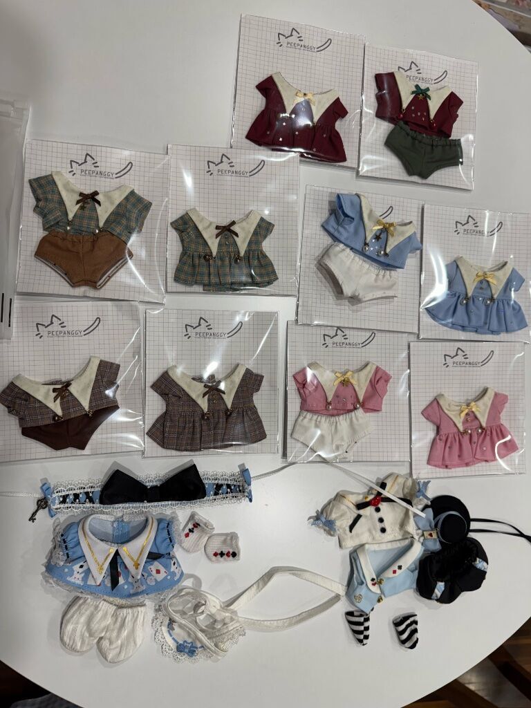 （整圖合售） PEEPANGGY 15cm娃衣組