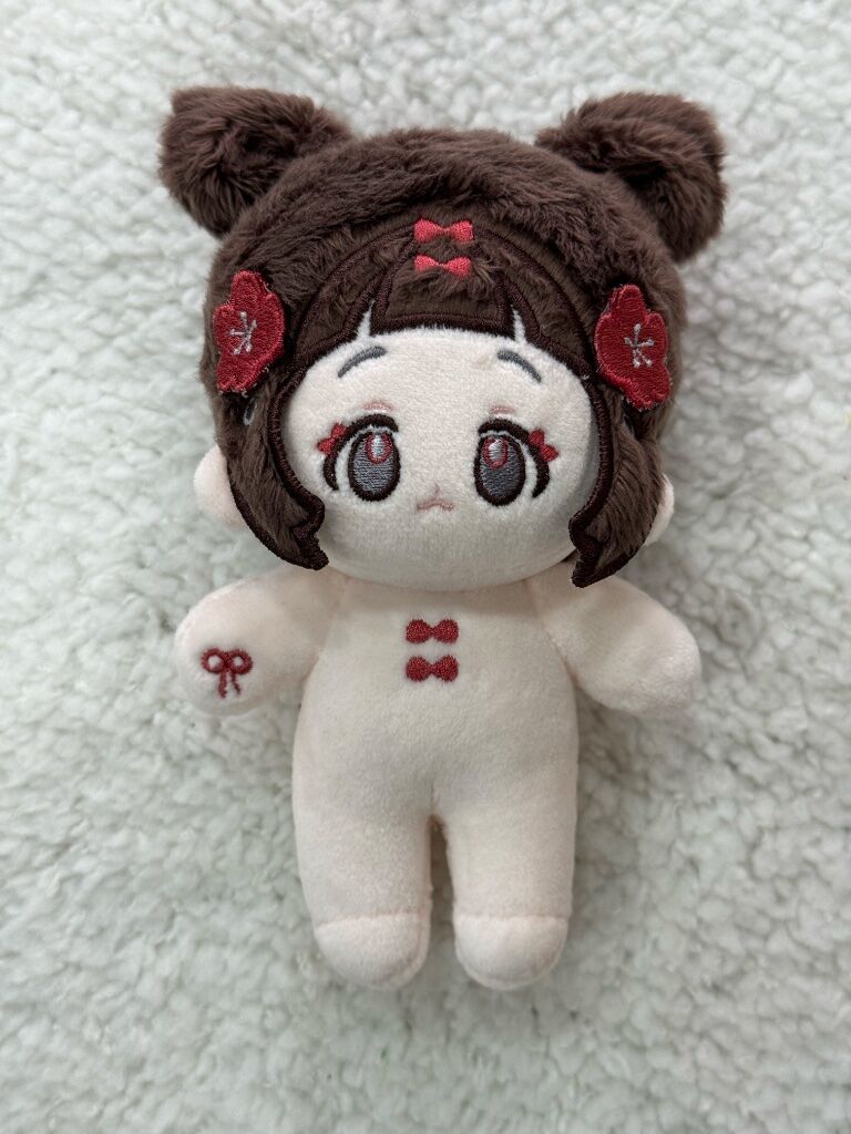 小紅梅 有骨 10cm （試穿過一次娃衣）