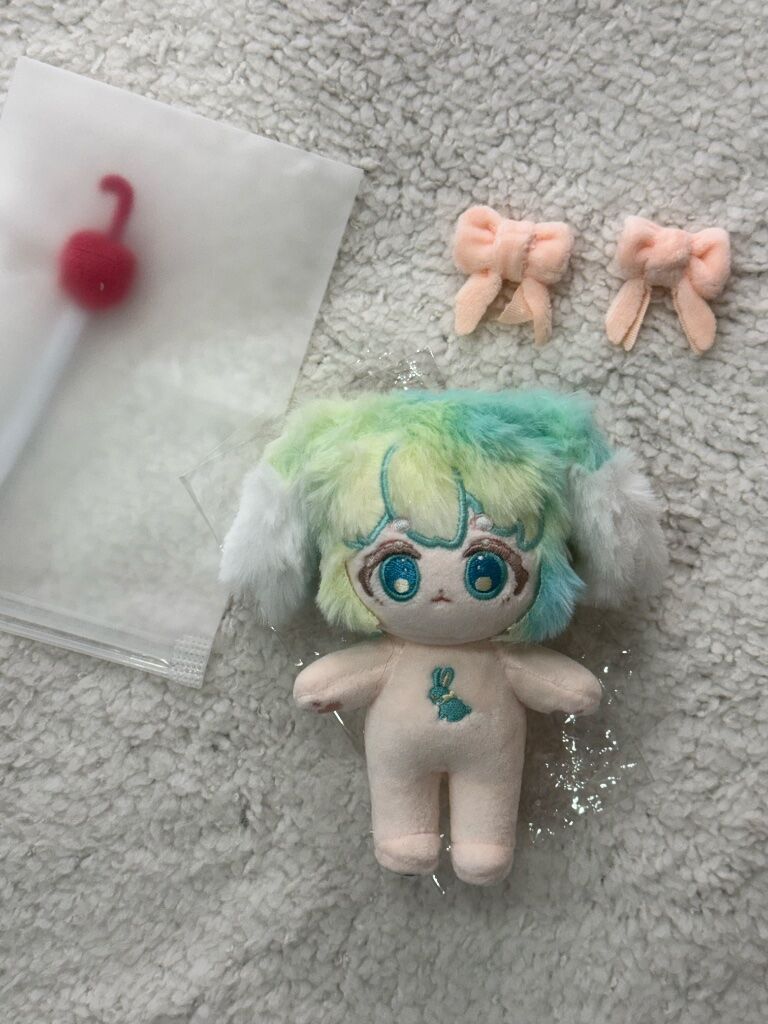 메론소다도푸（哈密瓜蘇打豆腐） 10cm （右邊炳腳有點沒剪好-詳圖二角度）