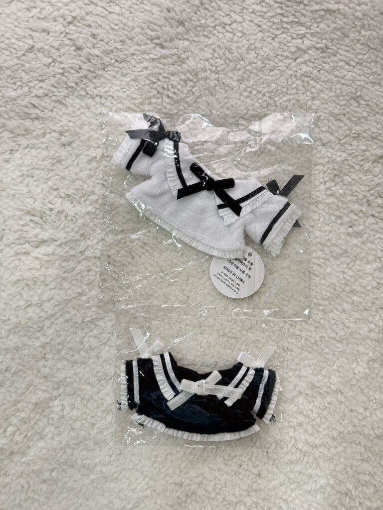 퐁당퐁당 Pong Petit 白色15cm、黑色10cm（全新）