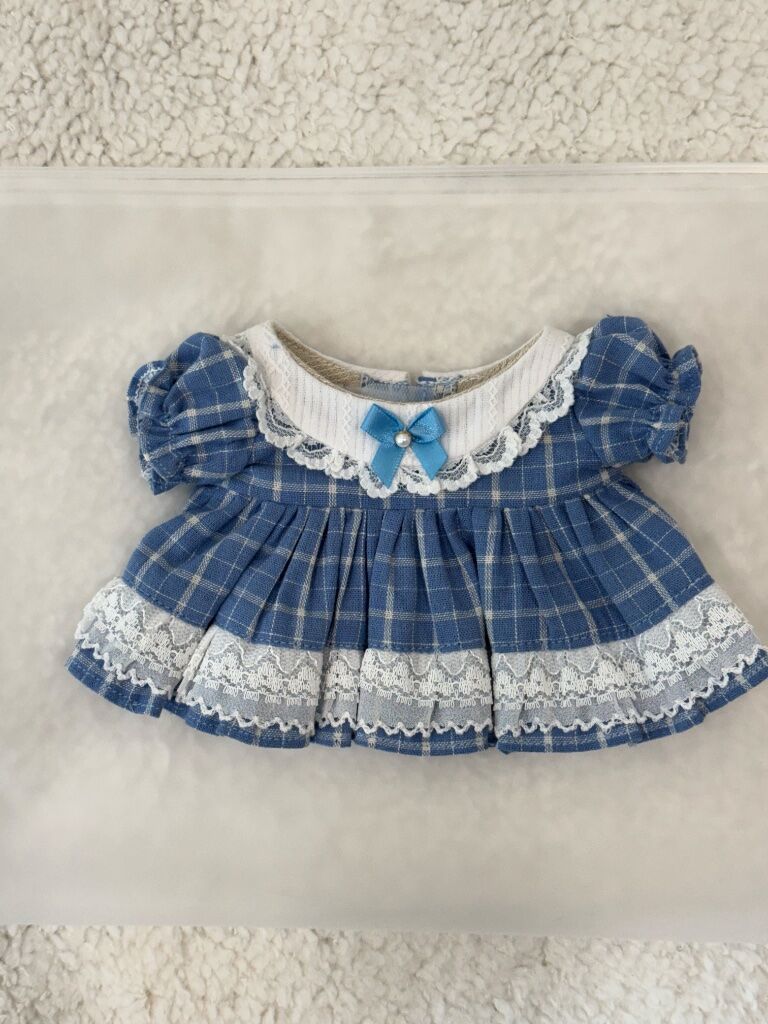 [台灣手作：奶茶腳印]  觀星者之歌20 /小童話（藍底白格）20cm/小童話（紅底白格）10cm