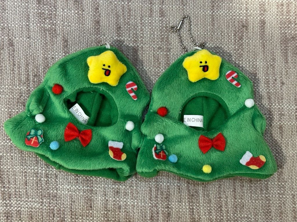 [娃用配件 ]聖誕頭套 約10cm娃使用