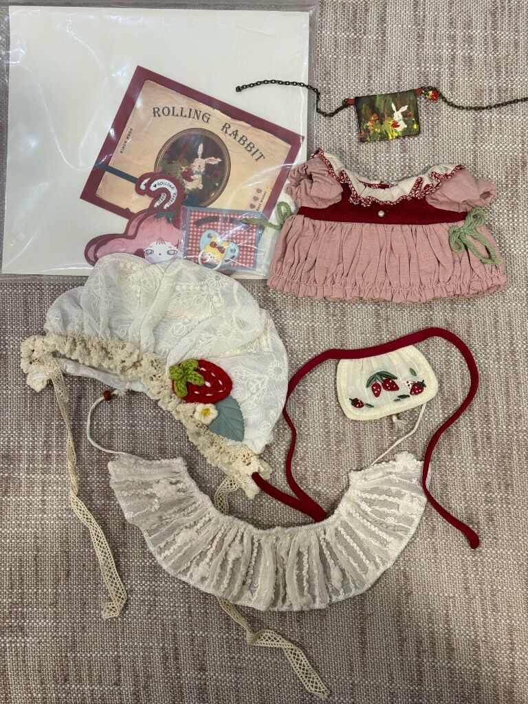 （20cm）仔仔雙馬尾-1  裙裝 、 寶寶服、海洋風