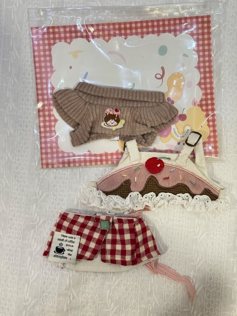 （20cm）仔仔雙馬尾-2 菇菇花花、甜點裙、兔子帽、熊熊帽、草莓兔子帽