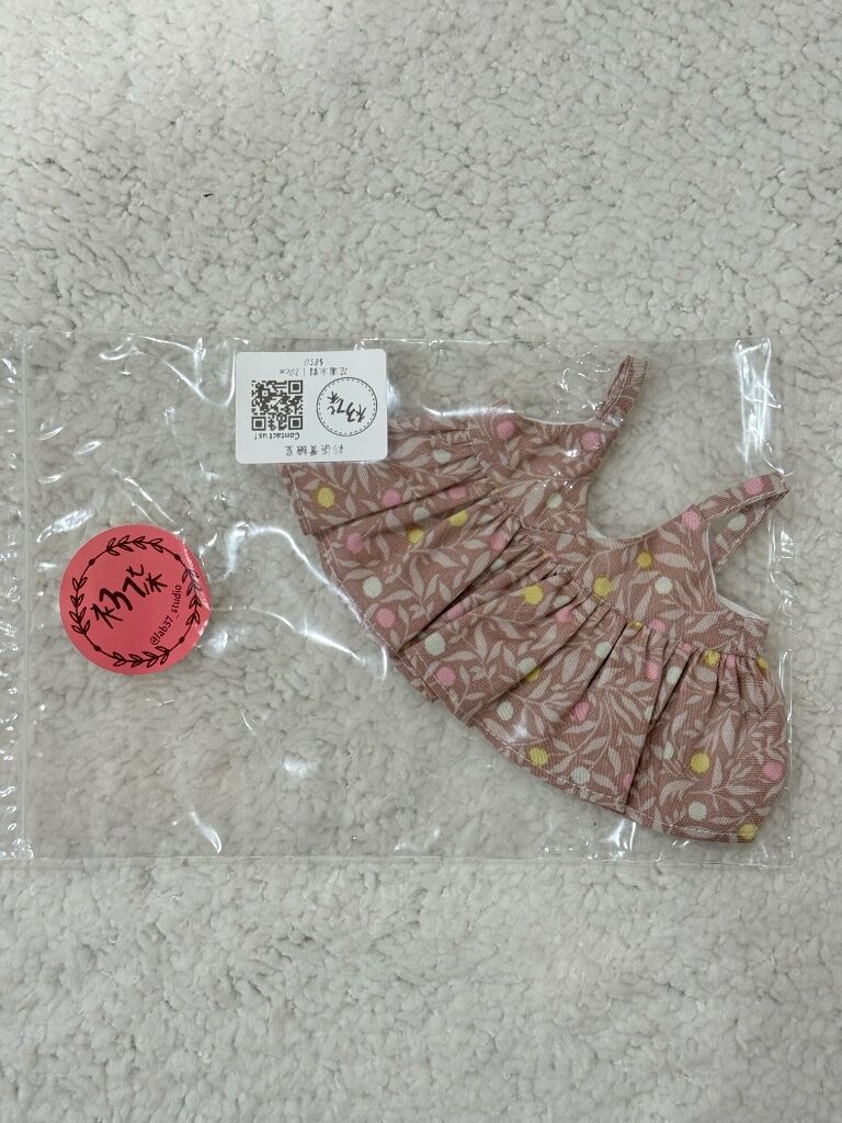 （20cm）台灣手作：克蘿可蕬 櫻桃小姐、杉柒裁縫鋪-吊帶裙