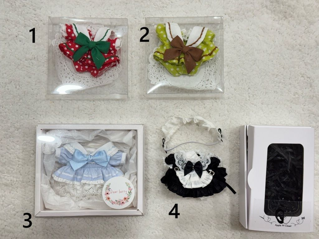 （10cm）韓國手作 AppleMCloset、Dear Berry-Gelato、BabeRibbony 皆全新