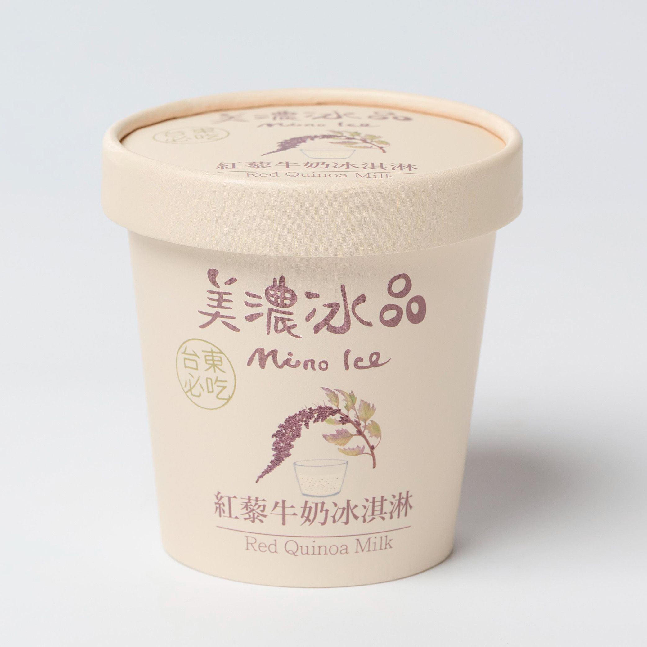 紅藜牛奶冰淇淋