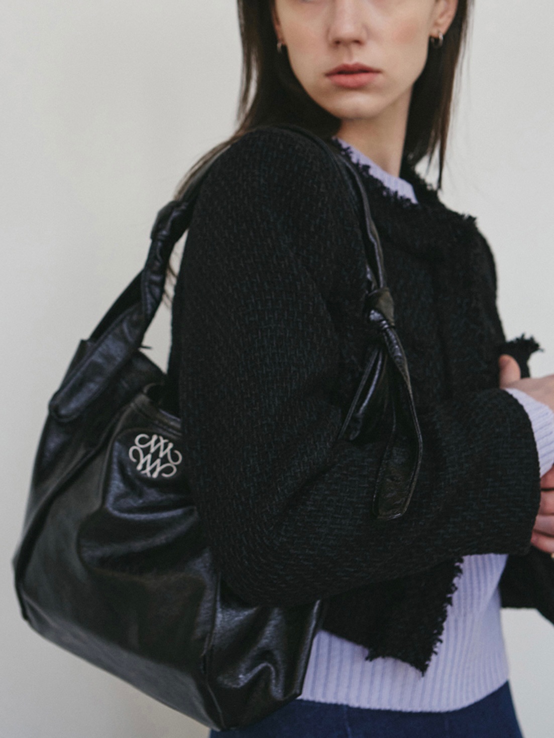 NICK NICOLE SQUARE SHOULDER BAG_2 color